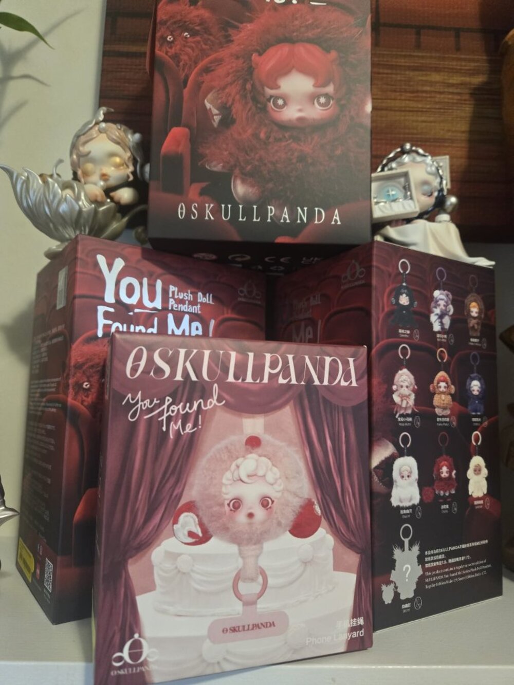 POPMART SKULLPANDA - CHESSNUT BUNDLE - CHESSNUT DOLL + CHESSNUT PHONE LANYARD